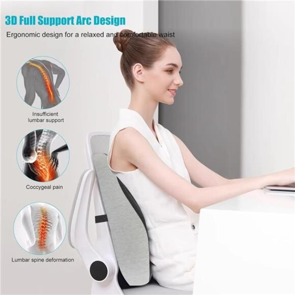 Coccyx Seat Cushion Tailbone Pillow Sciatica Pain Relief Office Car Home Chair - Picture 4 of 8